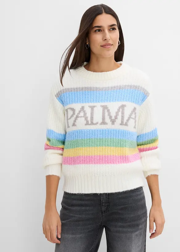 Maglione con lana, bonprix