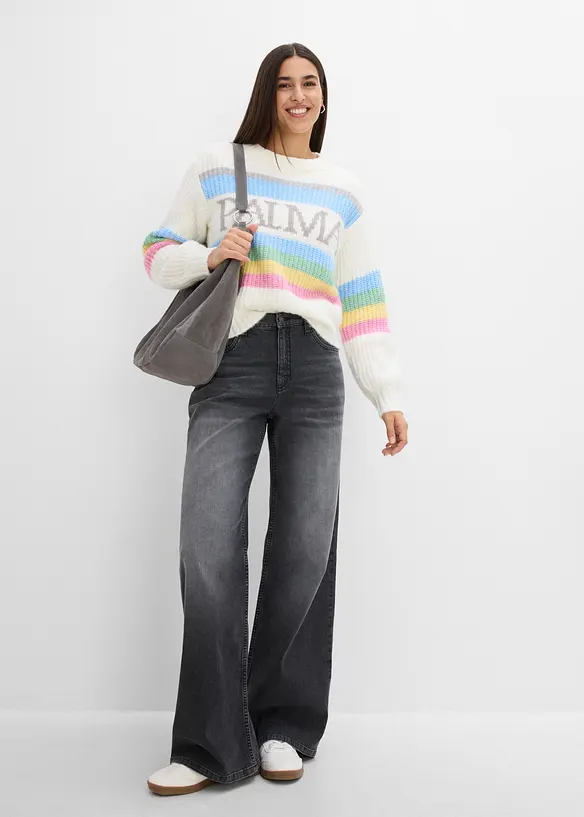 Maglione con lana, bonprix