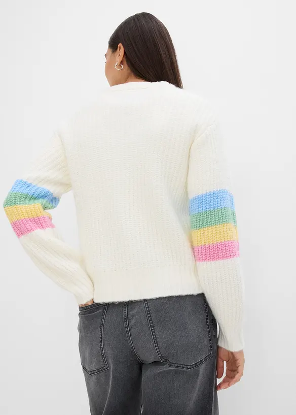 Maglione con lana, bonprix