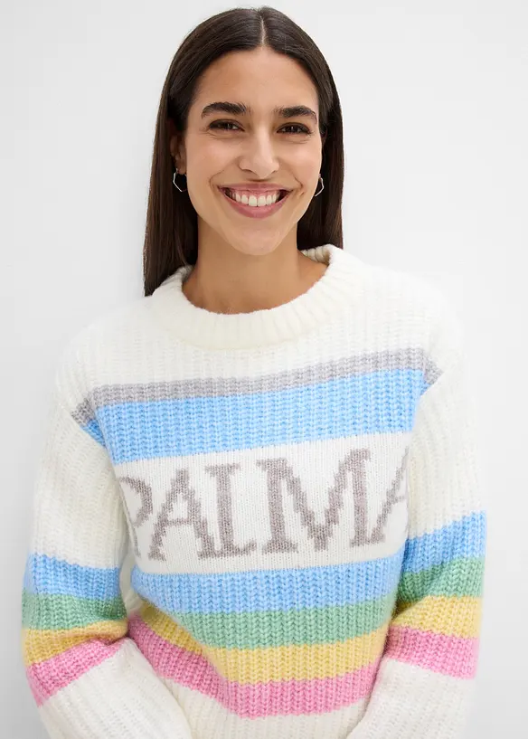Maglione con lana, bonprix