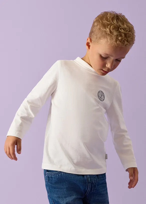 Maglia dolcevita Lurchi in morbido cotone biologico (pacco da 2), Lurchi