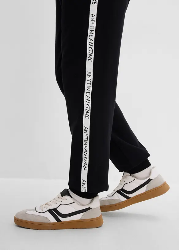 Pantaloni in morbida felpa di misto cotone, bonprix