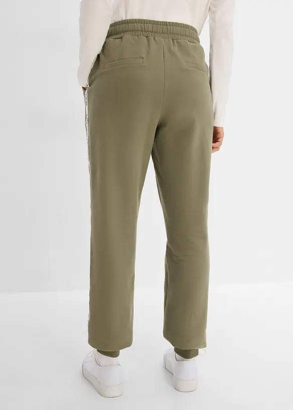 Pantaloni in morbida felpa di misto cotone, bonprix