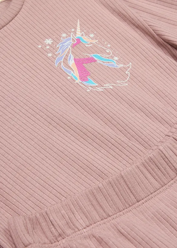 Maglia a maniche lunghe e pantaloni in viscosa (set 2 pezzi), bonprix