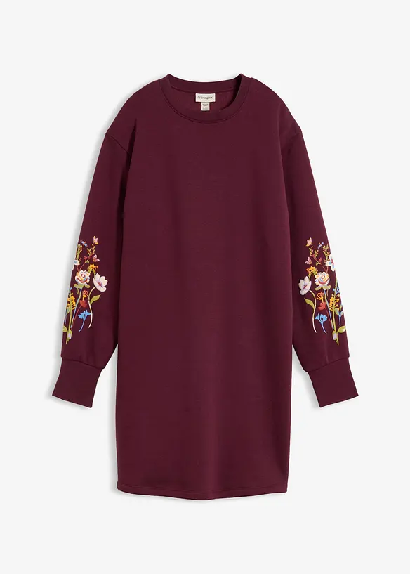 Abito in felpa di misto cotone, bonprix