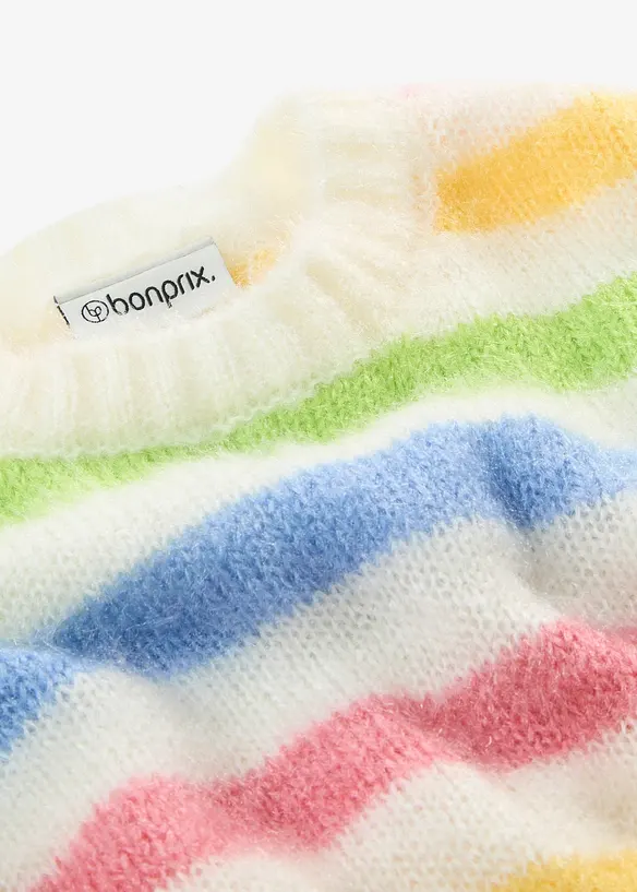 Maglione a trama operata, bonprix