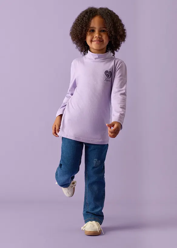 Maglia dolcevita Lurchi in morbido cotone biologico (pacco da 2), Lurchi
