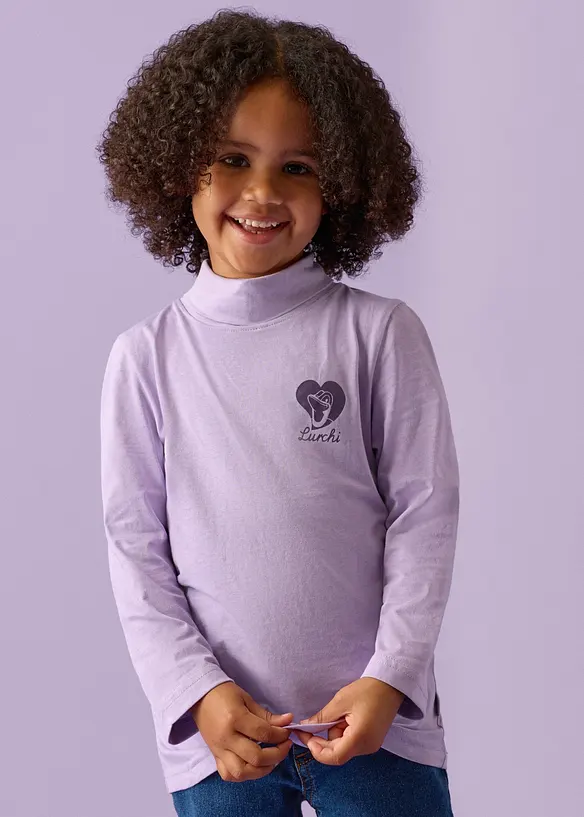 Maglia dolcevita Lurchi in morbido cotone biologico (pacco da 2), Lurchi