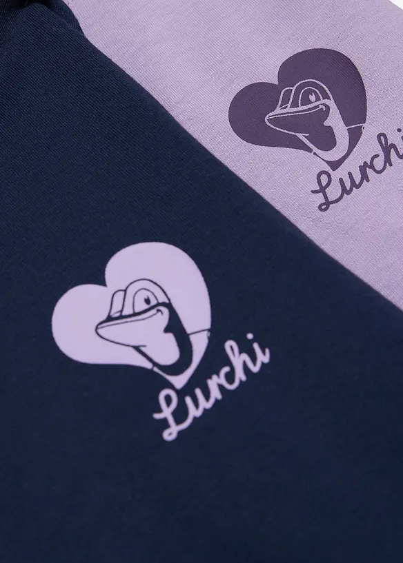 Maglia dolcevita Lurchi in morbido cotone biologico (pacco da 2), Lurchi