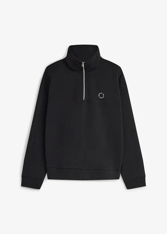 Felpa termica con zip, asciugatura rapida, bonprix