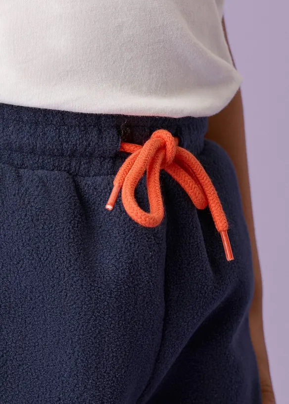 Pantaloni termici Lurchi in pile morbido con elastico in vita, Lurchi