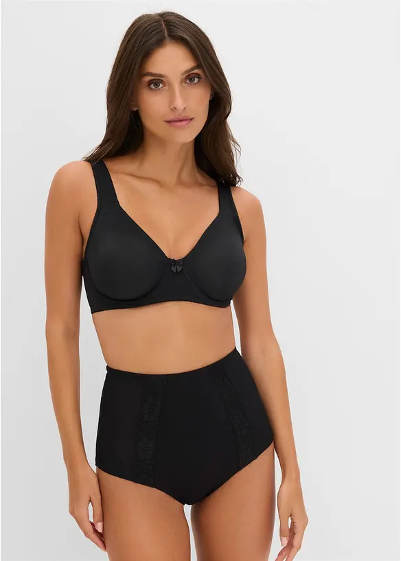 Culotte in misto cotone con effetto modellante medio, bonprix