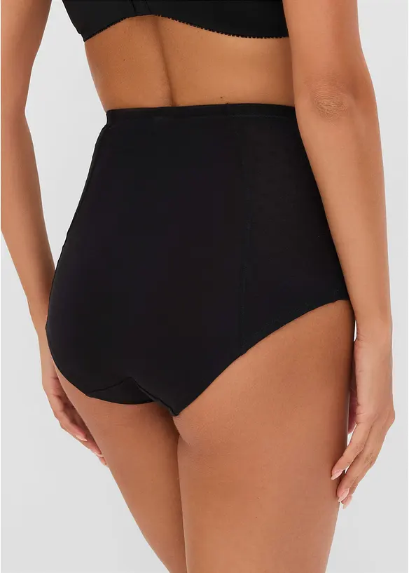 Culotte in misto cotone con effetto modellante medio, bonprix