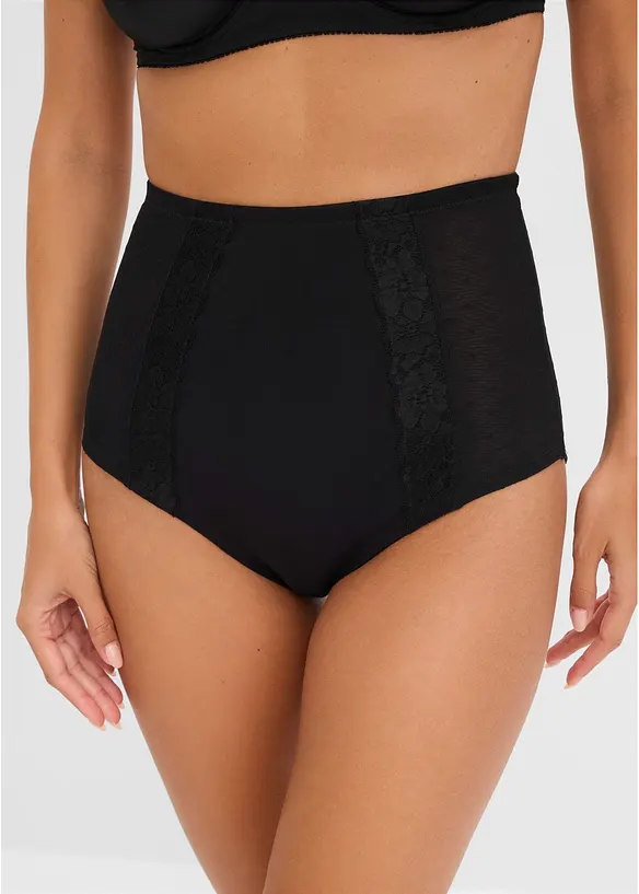 Culotte in misto cotone con effetto modellante medio, bonprix