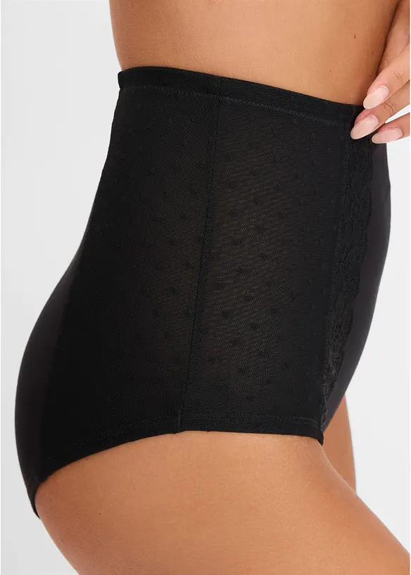 Culotte in misto cotone con effetto modellante medio, bonprix