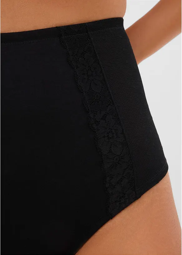 Culotte in misto cotone con effetto modellante medio, bonprix