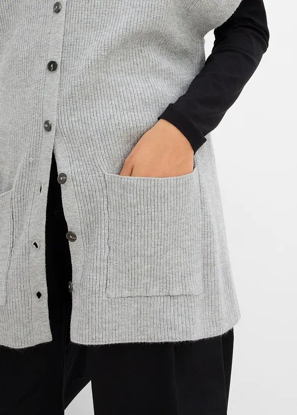 Cardigan in morbida maglia misto viscosa, bonprix