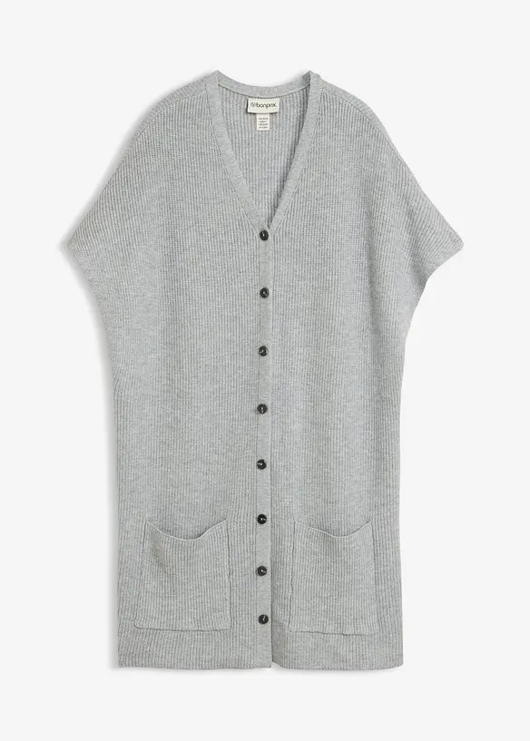 Cardigan in morbida maglia misto viscosa, bonprix