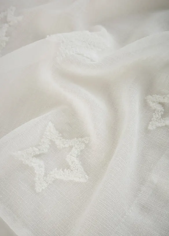 Tenda a vetro con stelle soffici, bonprix