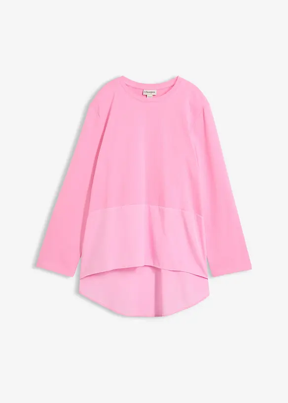 Maglia a maniche lunghe in materiali misti, bonprix
