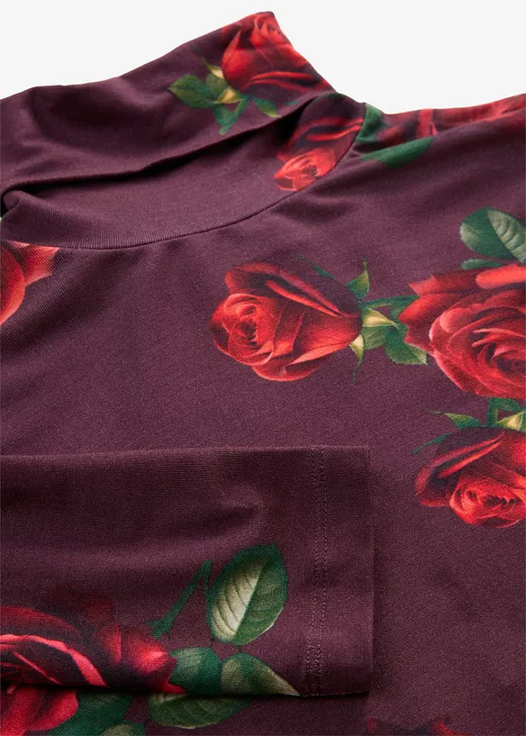 Maglia a maniche lunghe in misto viscosa morbido, bonprix