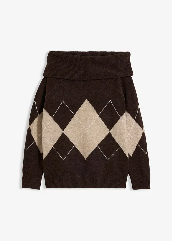Maglione con spalle scoperte, bonprix