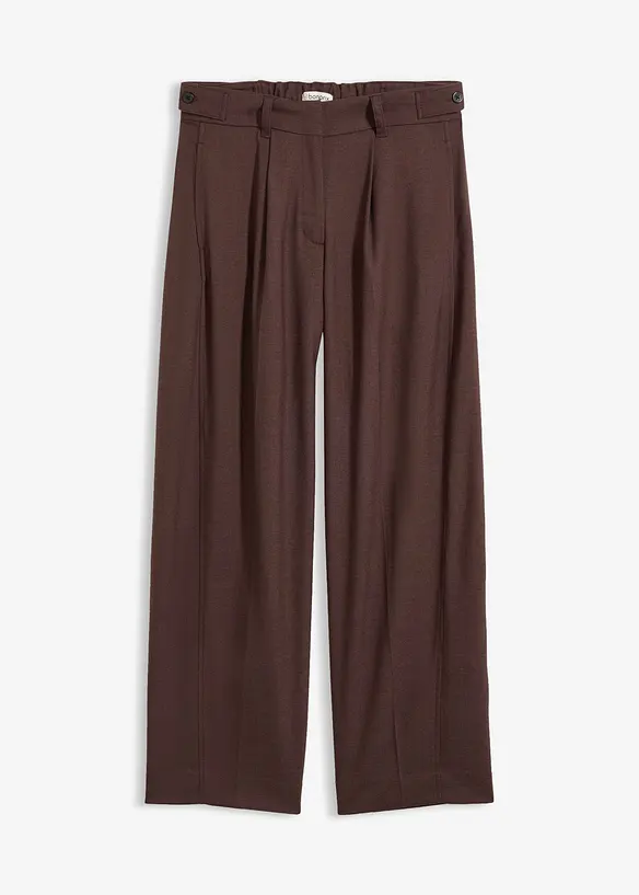 Pantaloni barrel in misto viscosa fluido, bonprix
