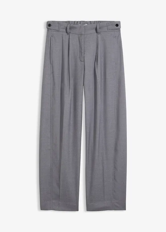 Pantaloni barrel in misto viscosa fluido, bonprix