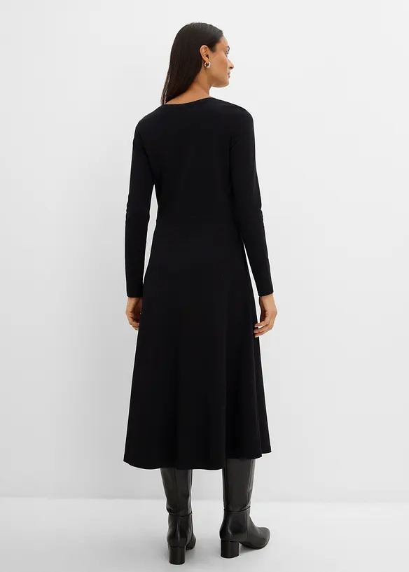 Abito midi in cotone biologico pesante, bonprix