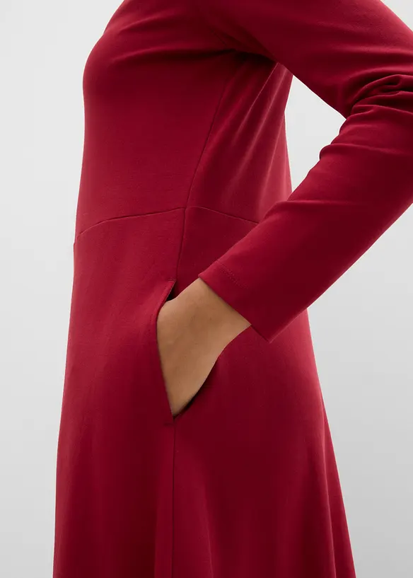 Abito midi in cotone biologico pesante, bonprix