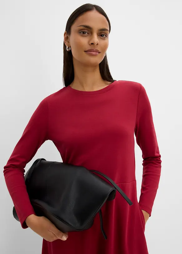 Abito midi in cotone biologico pesante, bonprix