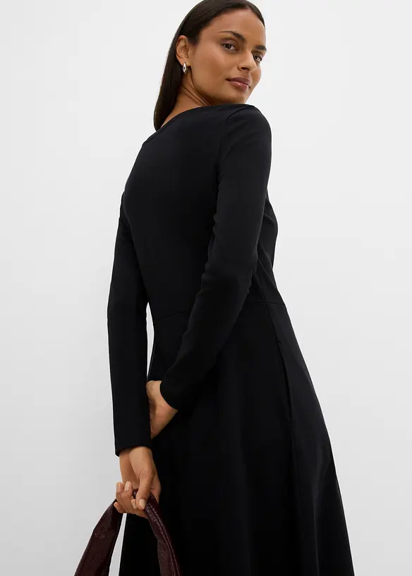 Abito midi in cotone biologico pesante, bonprix