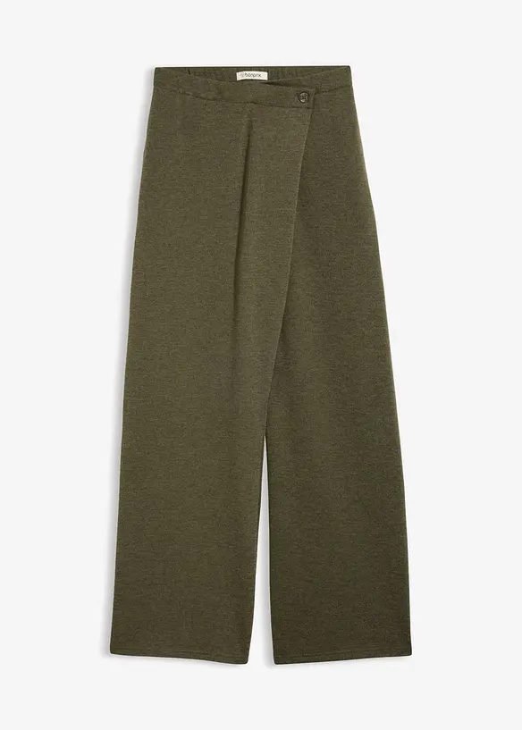 Pantaloni in piquet asimmetrici, bonprix
