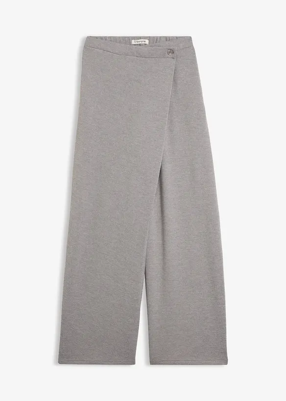 Pantaloni in piquet asimmetrici, bonprix