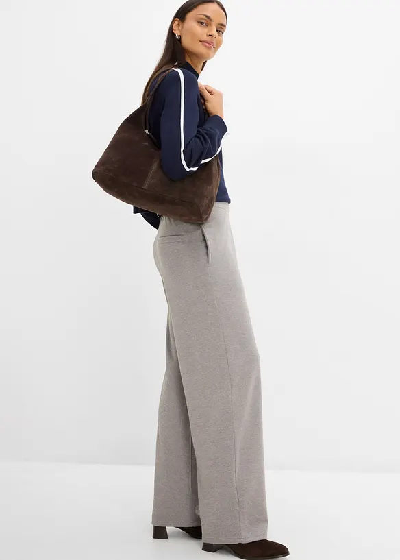 Pantaloni in piquet asimmetrici, bonprix