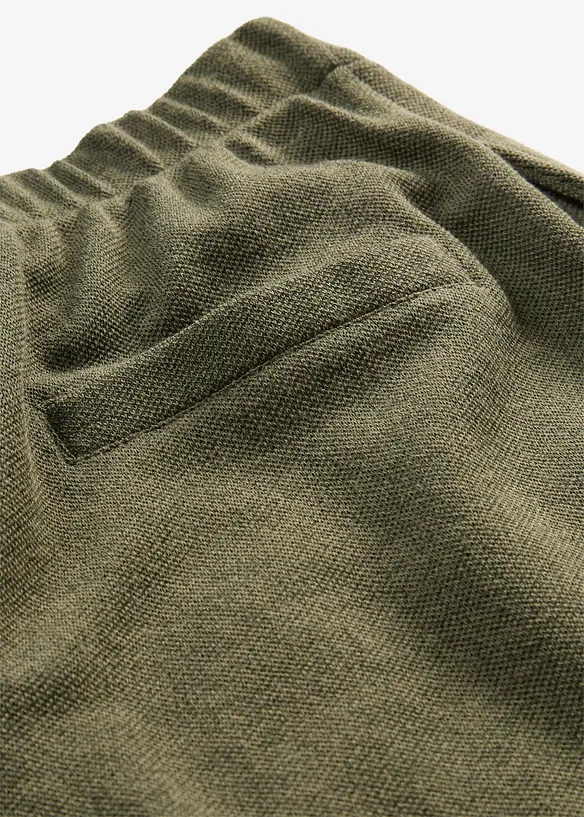 Pantaloni in piquet asimmetrici, bonprix