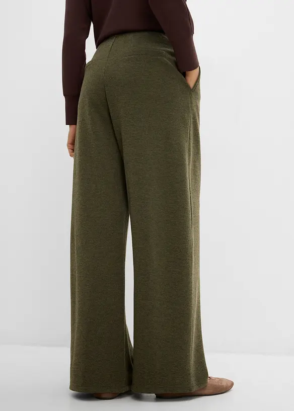 Pantaloni in piquet asimmetrici, bonprix