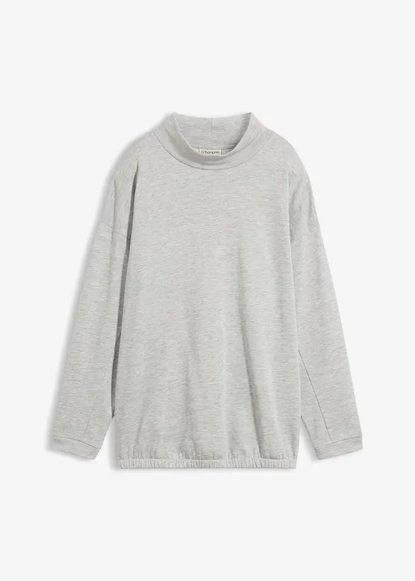 Felpa in misto cotone biologico con maniche a pipistrello, bonprix