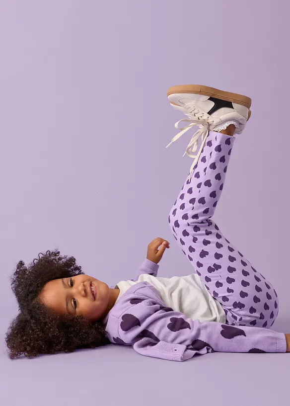 Leggings termici Lurchi in cotone biologico morbido (pacco da 2), Lurchi