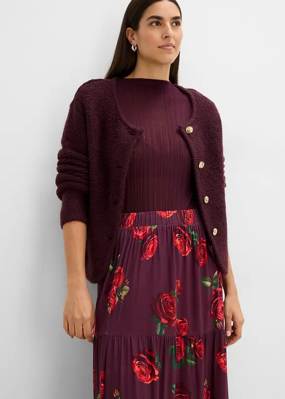 Gonna in morbido jersey misto viscosa, bonprix