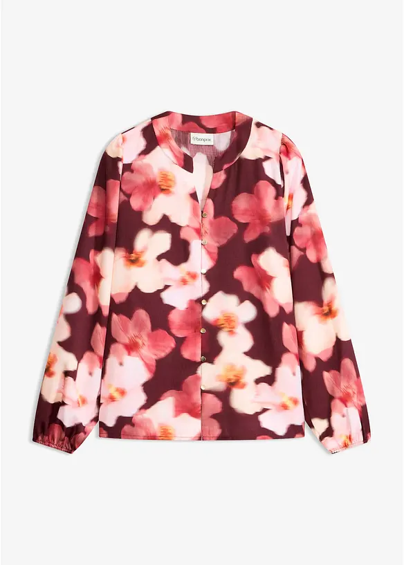 Blusa in cr&ecirc;pe strutturato, bonprix