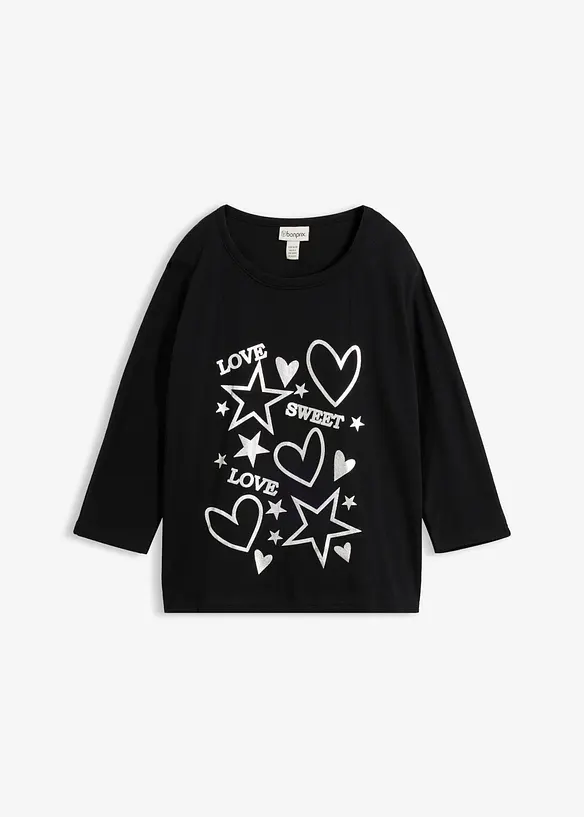 Maxi maglia in misto cotone, bonprix