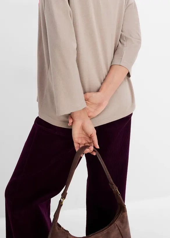 Maxi maglia in misto cotone, bonprix