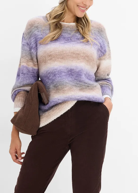 Pantaloni in velluto a coste di misto cotone, bonprix