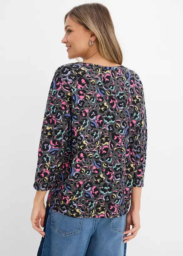 Maxi maglia in misto cotone, bonprix