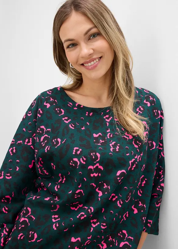 Maxi maglia in misto cotone, bonprix