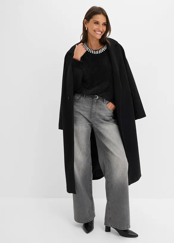 Maglione con perle, bonprix