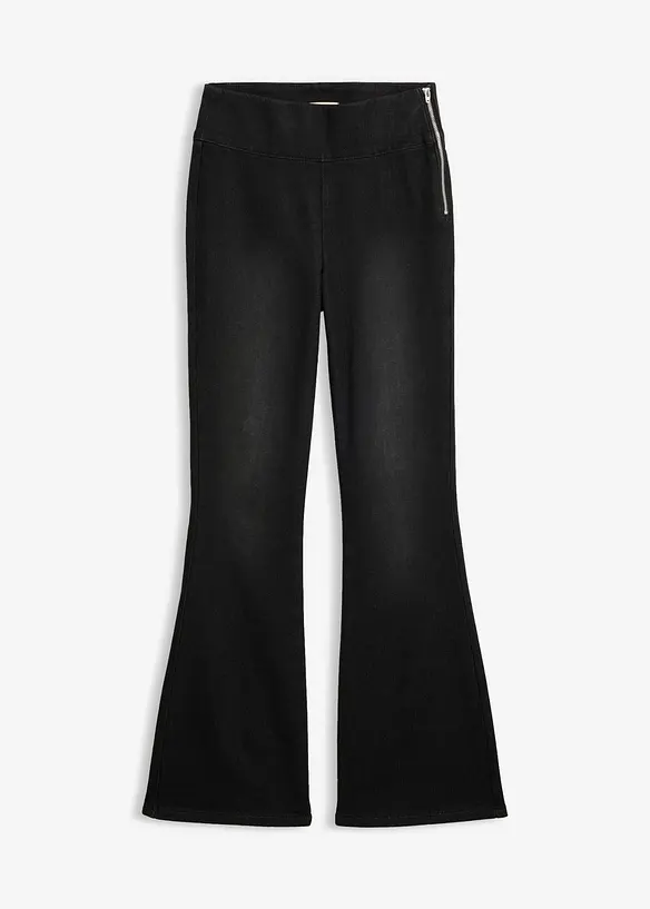 Jeggings termici con vita comoda, vita alta, bonprix