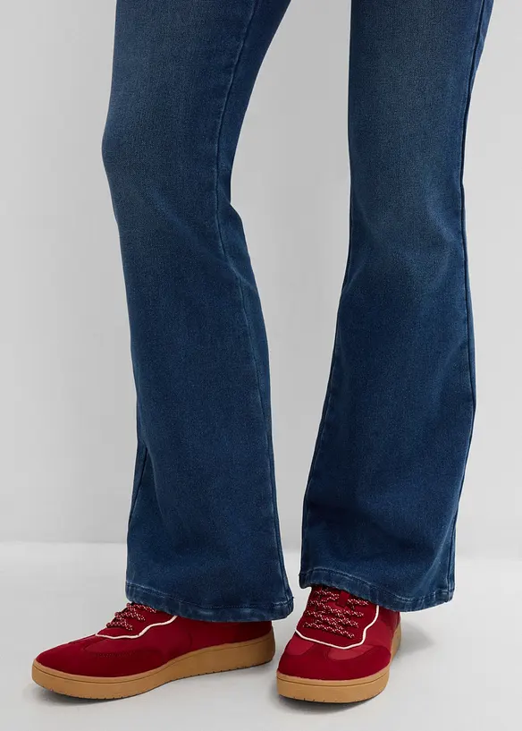 Jeggings termici con vita comoda, vita alta, bonprix