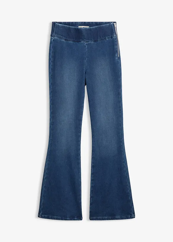 Jeggings termici con vita comoda, vita alta, bonprix
